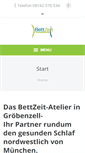 Mobile Screenshot of bett-zeit.de