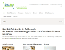 Tablet Screenshot of bett-zeit.de